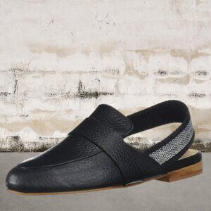 KAANAS Women's Urbino Sling Back Flat Mule Fashion Shoe Size 8